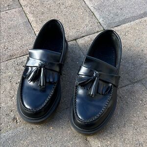 Dr. Martens Black Tassel Loafers for Men